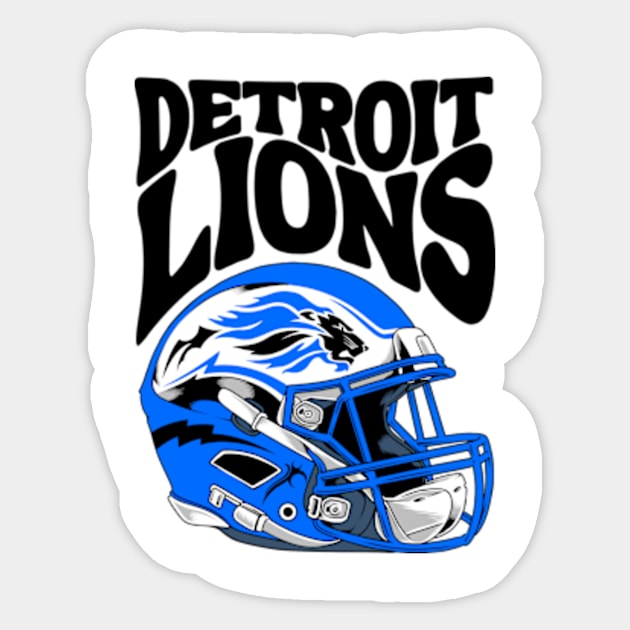 Detroit Lions Sticker by scallywag studio